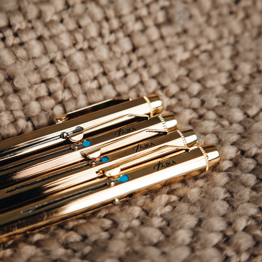 Gold MIKA Multi-Colour Pen
