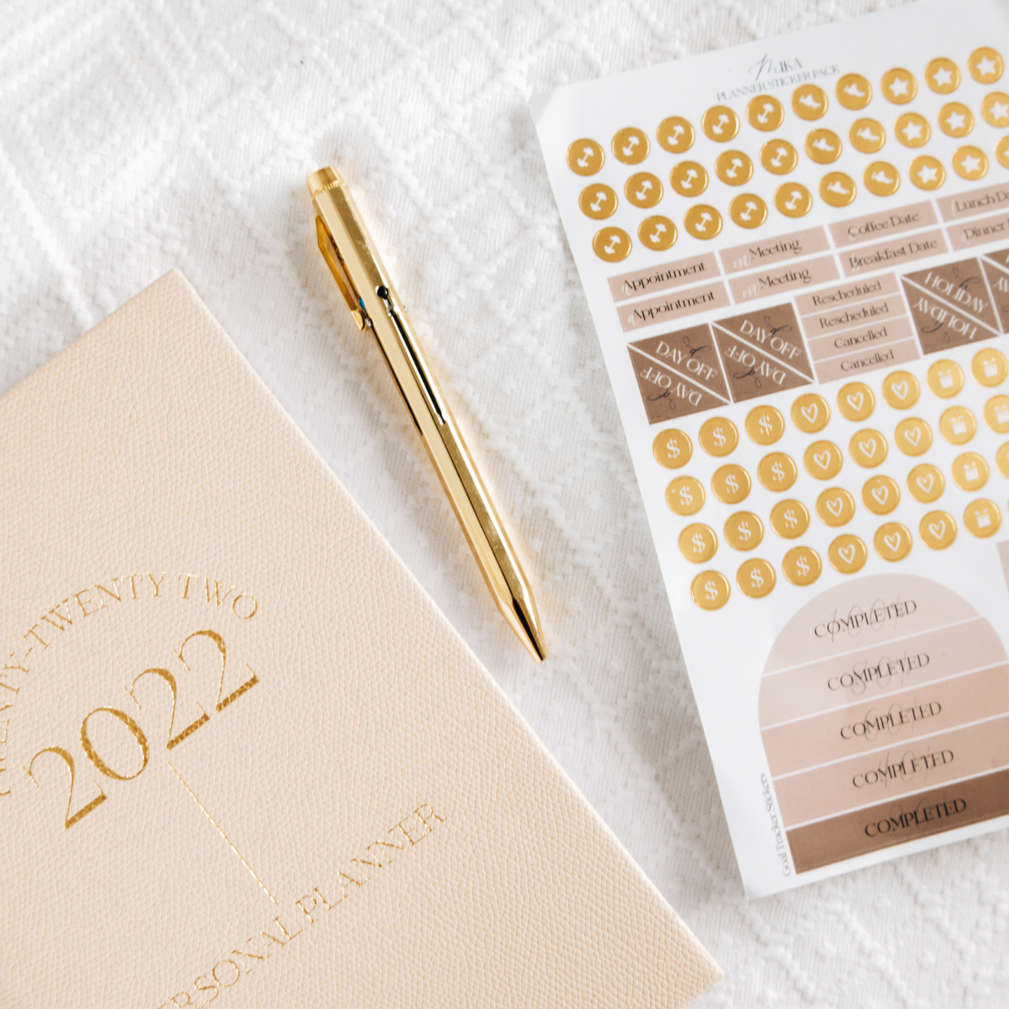 Gold MIKA Multi-Colour Pen