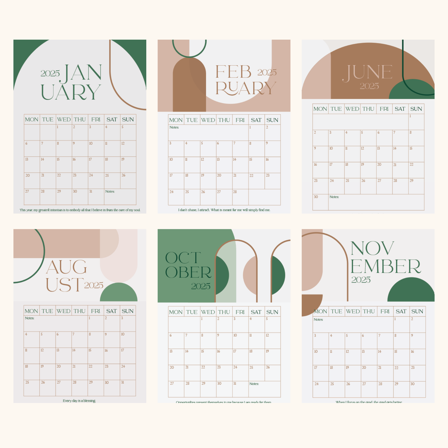 Mika 2025 Wall Calendar