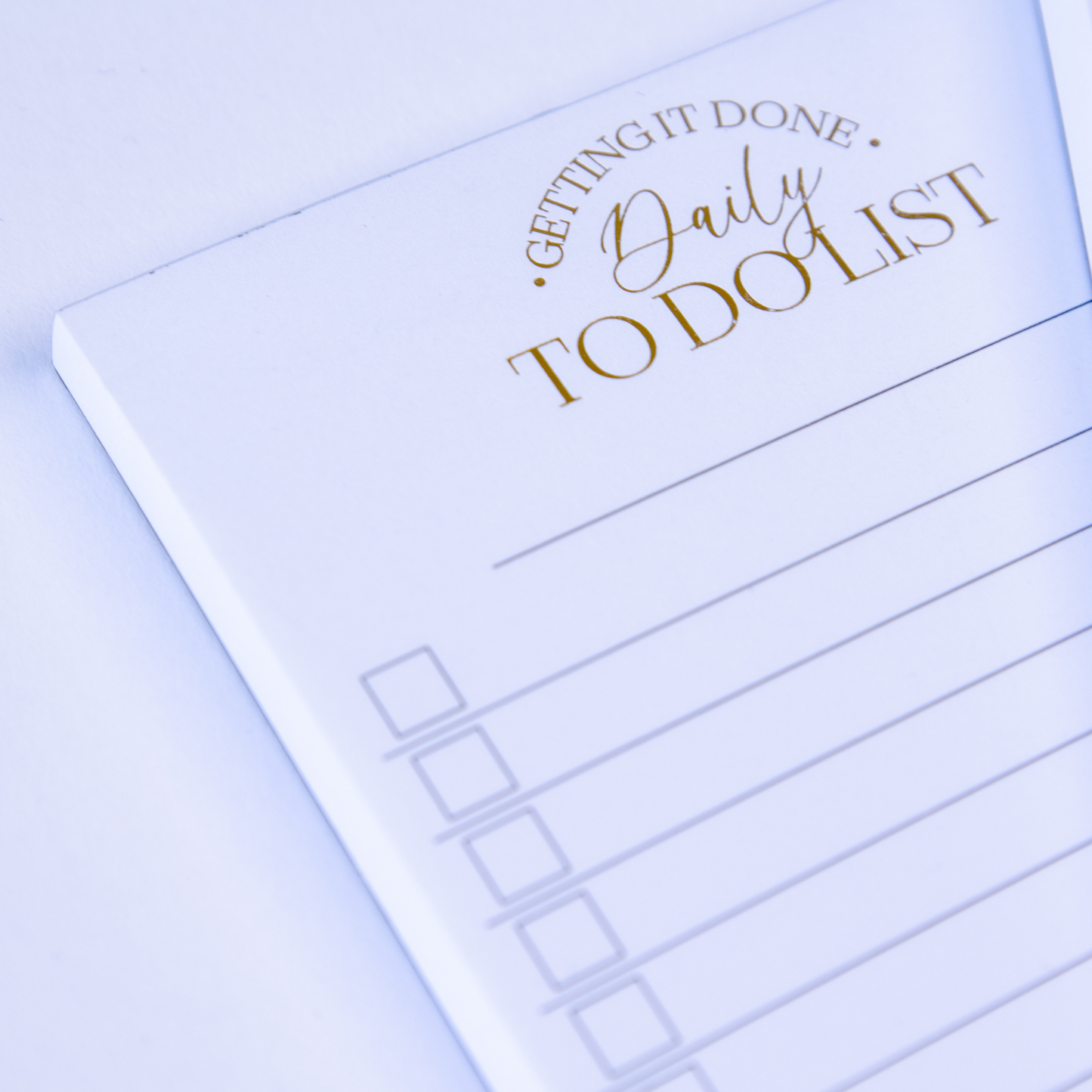 Getting It Done Daily To-Do List