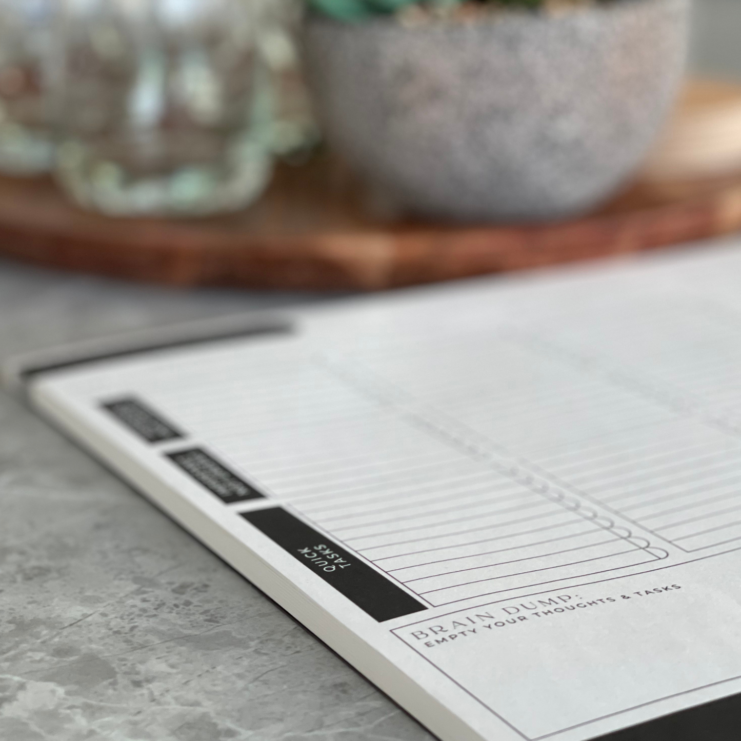 A3 Weekly Desk Planner - Priority Planner