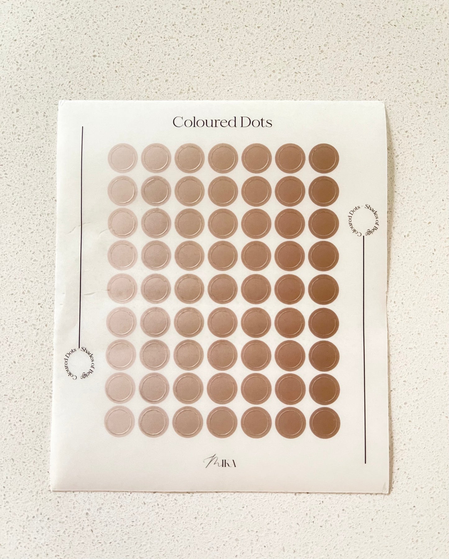Transparent Dot Stickers