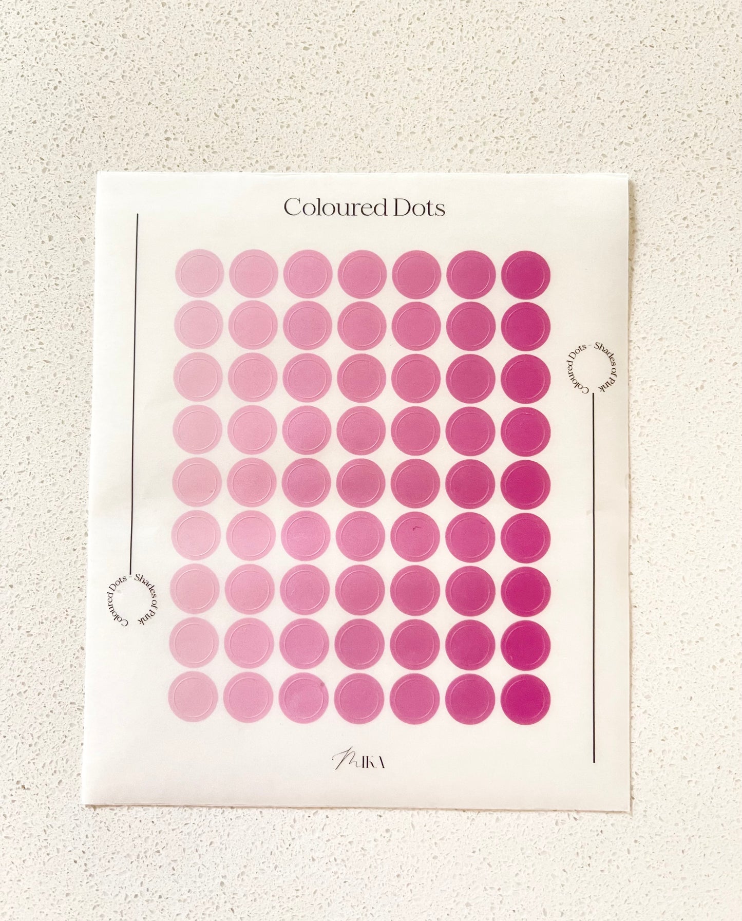 Transparent Dot Stickers
