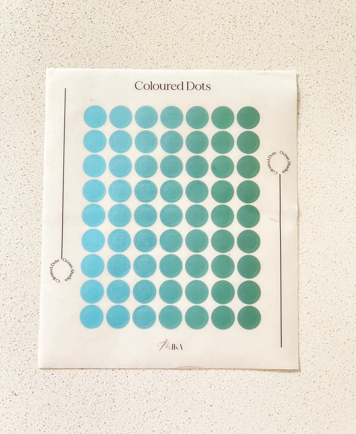 Transparent Dot Stickers
