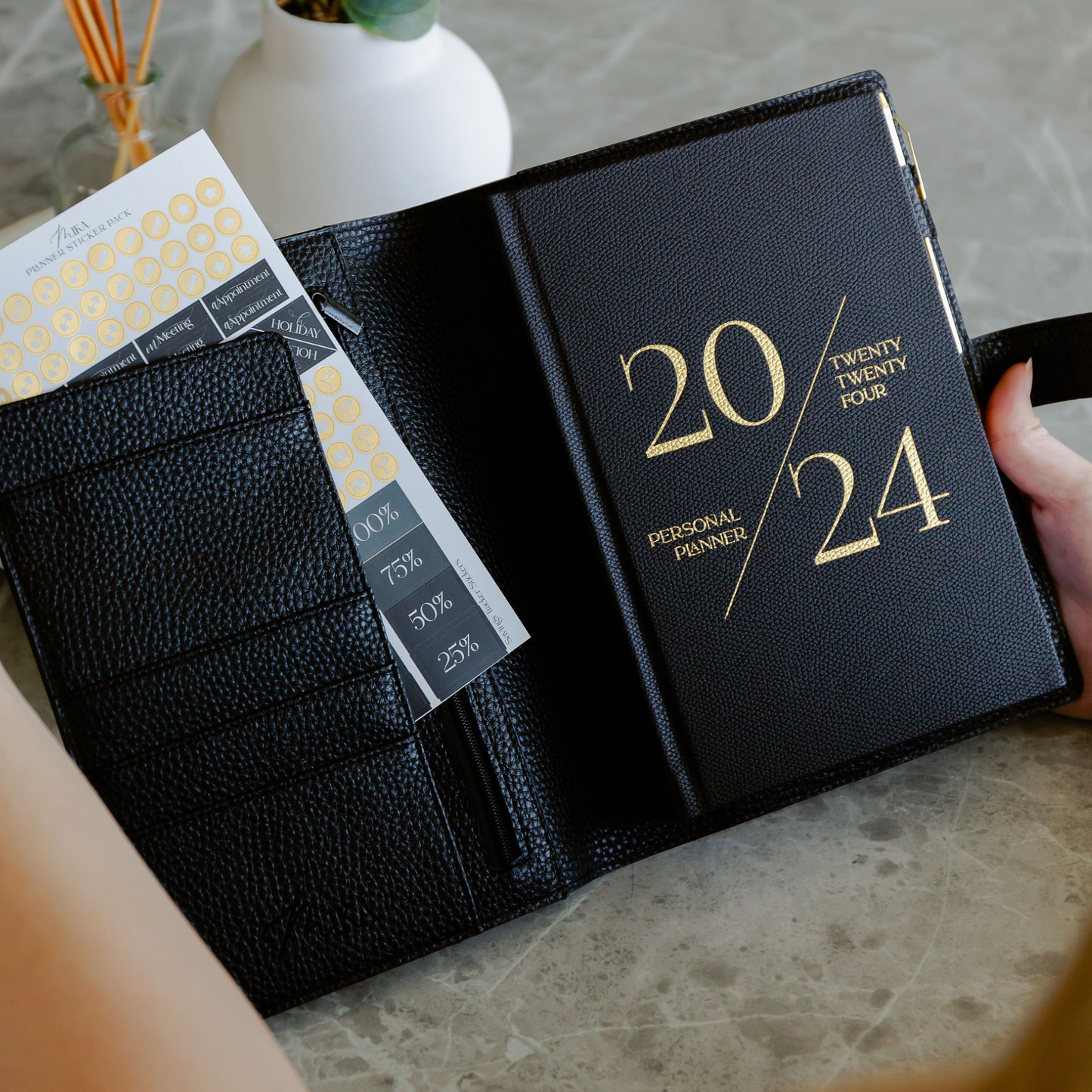 Vegan Leather Planner Cover