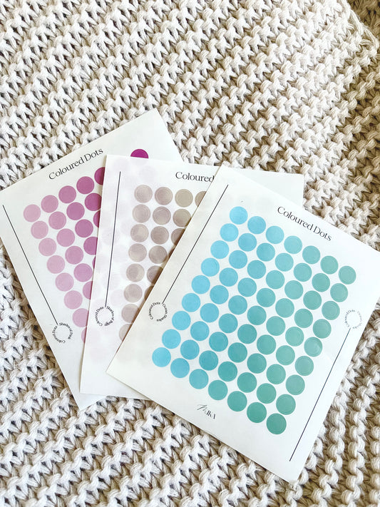 Transparent Dot Stickers